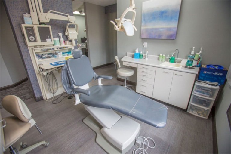 dentist office with nice patient rooms